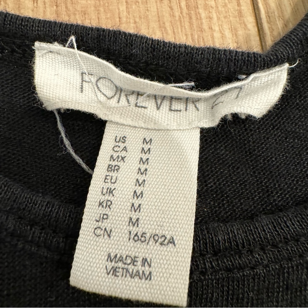 Black Racerback Tank Top - Picture 4 of 5